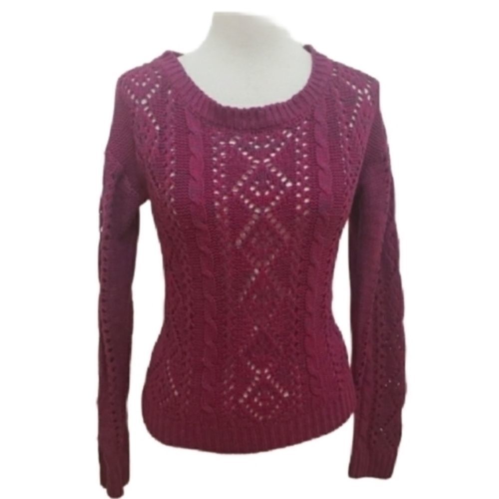 3for$20 purple gray blend sweater